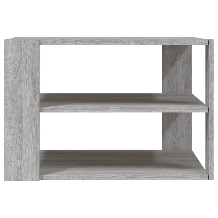 Table basse sonoma gris 58x58x40 cm bois d'ingénierie - 4
