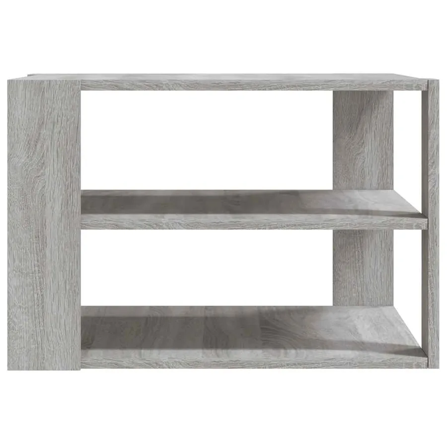 Table basse sonoma gris 58x58x40 cm bois d'ingénierie - 6