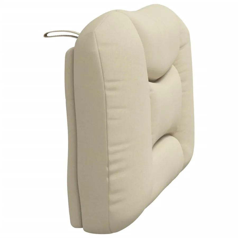 Coussin de tête de lit Hvar crème 90 cm tissu - 6
