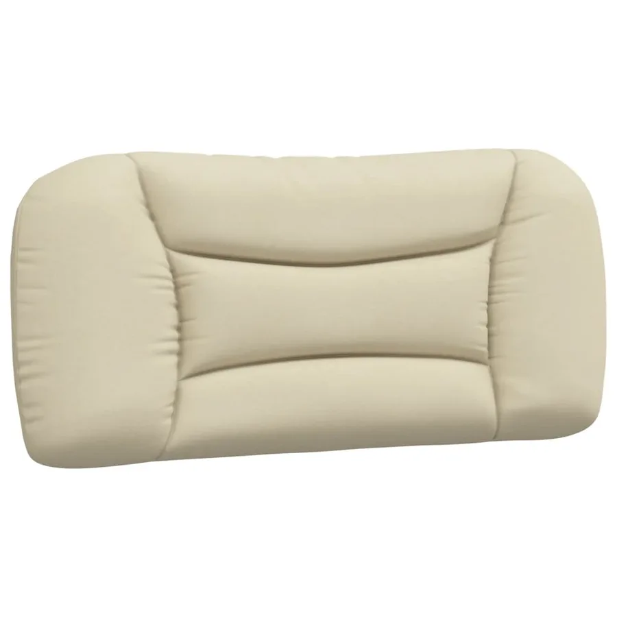 Lit avec matelas Hvar crème 90x200 cm tissu - 5