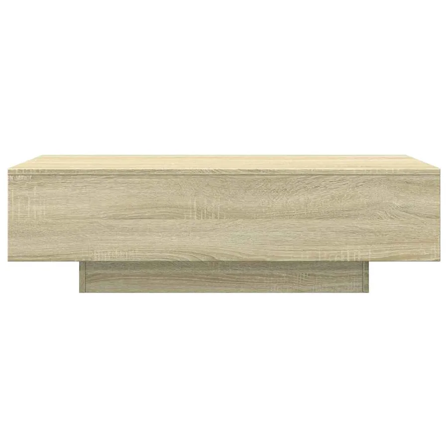Table basse chêne sonoma 100x49,5x31 cm bois d'ingénierie - 4