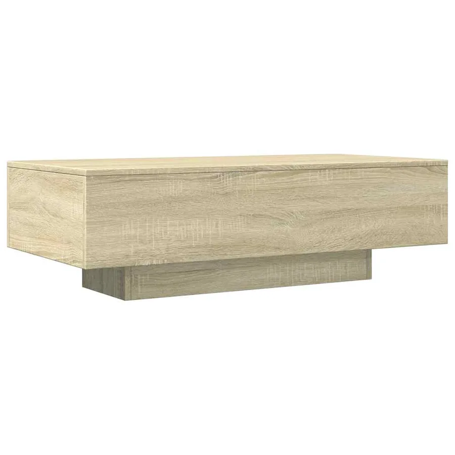 Table basse chêne sonoma 100x49,5x31 cm bois d'ingénierie - 6