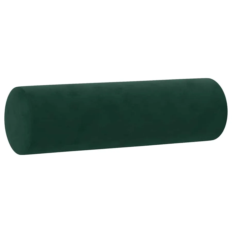 Canapé 3 places avec oreillers vert foncé 180 cm velours - 6