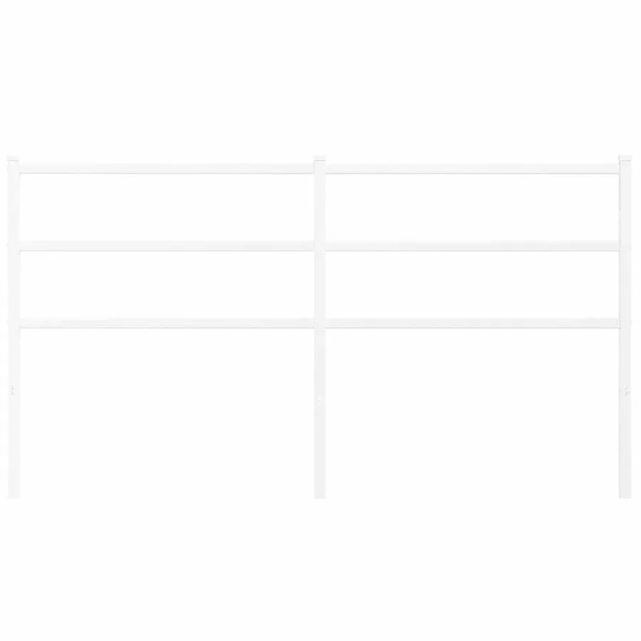 Tête de lit de remplacement métal blanc 150 cm - 3
