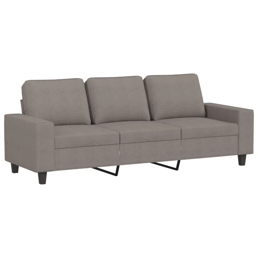 Ensemble de canapés 4 pcs taupe tissu - 5