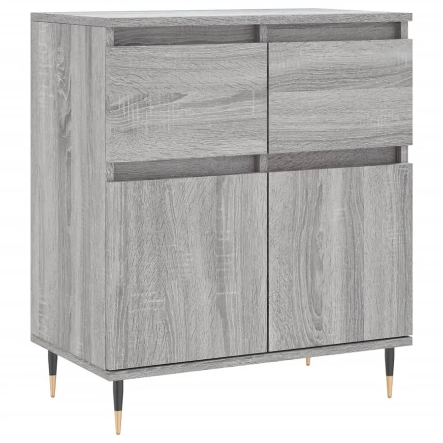 Buffet Sonoma gris 60x35x70 cm Bois d'ingénierie - 2