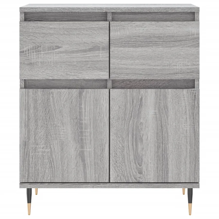 Buffet Sonoma gris 60x35x70 cm Bois d'ingénierie - 5