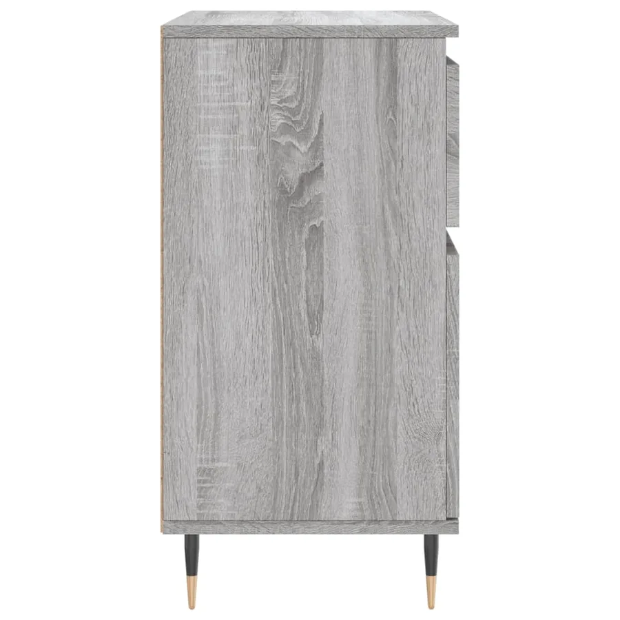 Buffet Sonoma gris 60x35x70 cm Bois d'ingénierie - 7