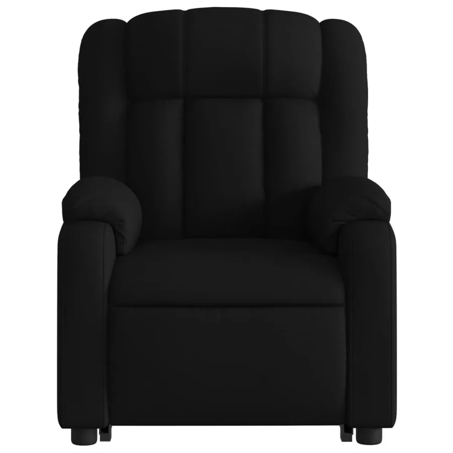 Fauteuil inclinable électrique noir tissu - 9
