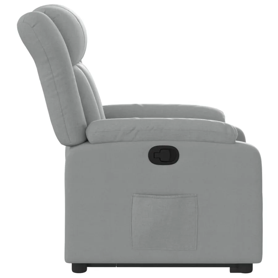 Fauteuil inclinable Gris clair Tissu - 10