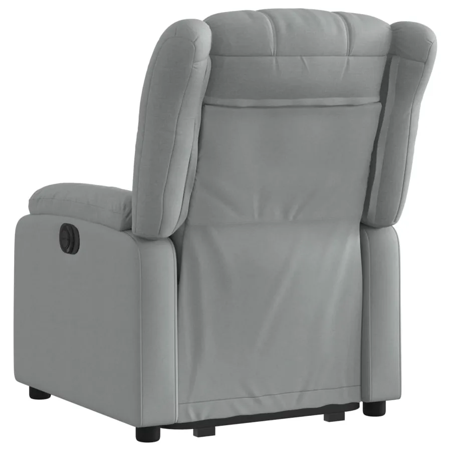 Fauteuil inclinable Gris clair Tissu - 5