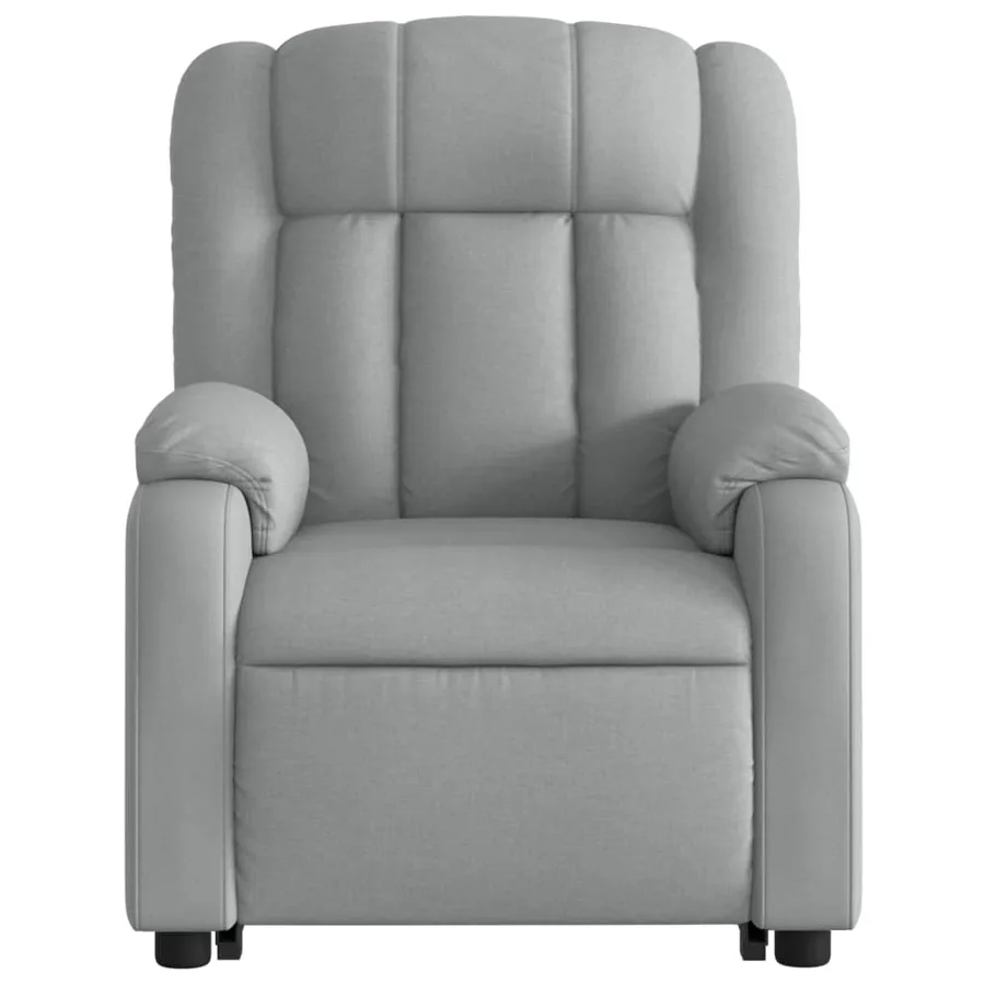 Fauteuil inclinable Gris clair Tissu - 9