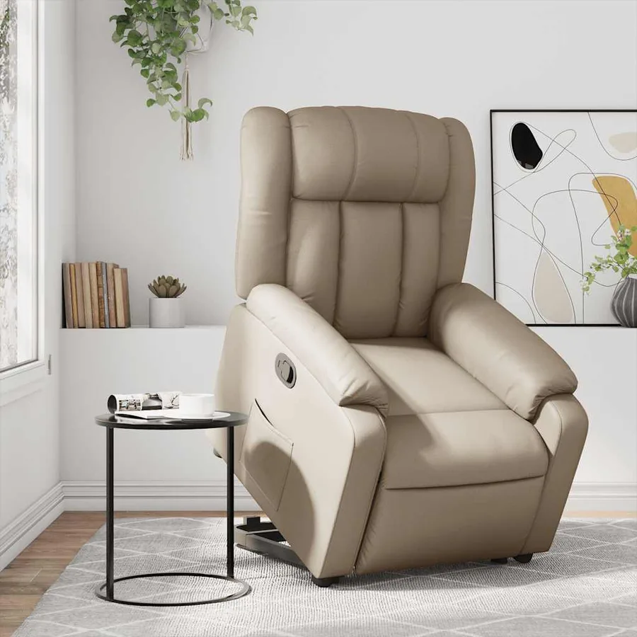 Fauteuil inclinable Cappuccino Similicuir - 16