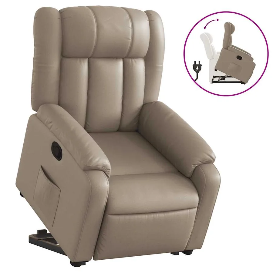 Fauteuil inclinable Cappuccino Similicuir - 2