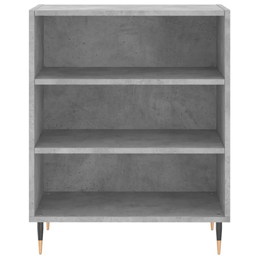 Buffet gris béton 57x35x70 cm bois d'ingénierie - 4