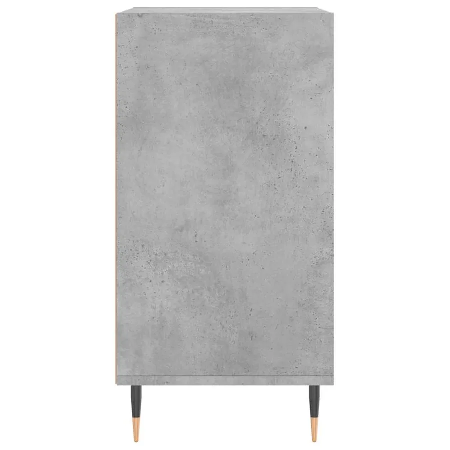 Buffet gris béton 57x35x70 cm bois d'ingénierie - 5