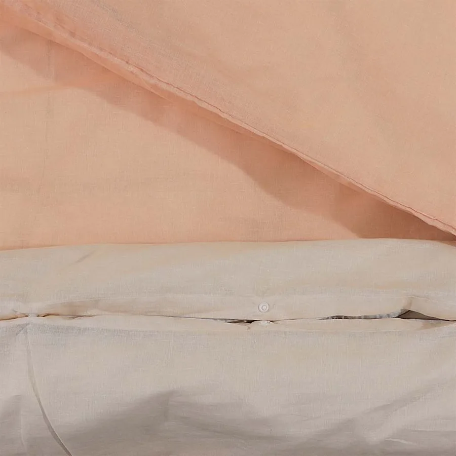 Ensemble de housse de couette rose 260x220 cm Coton - 4