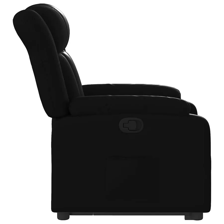Fauteuil inclinable Noir Similicuir - 10