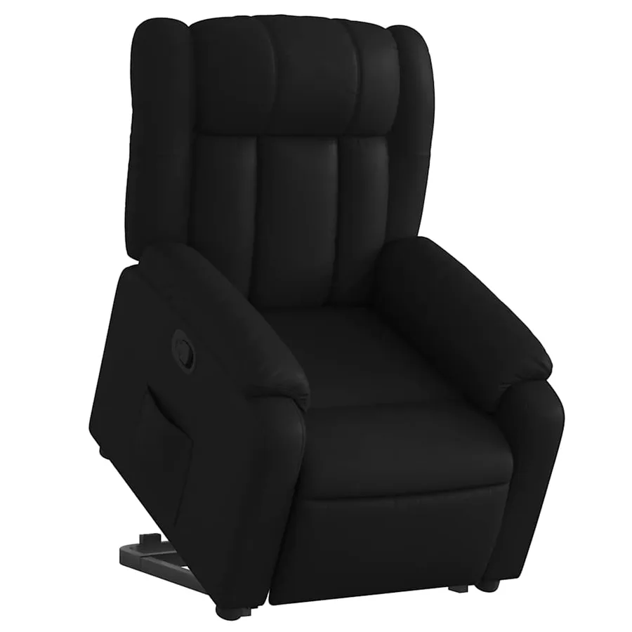 Fauteuil inclinable Noir Similicuir - 3