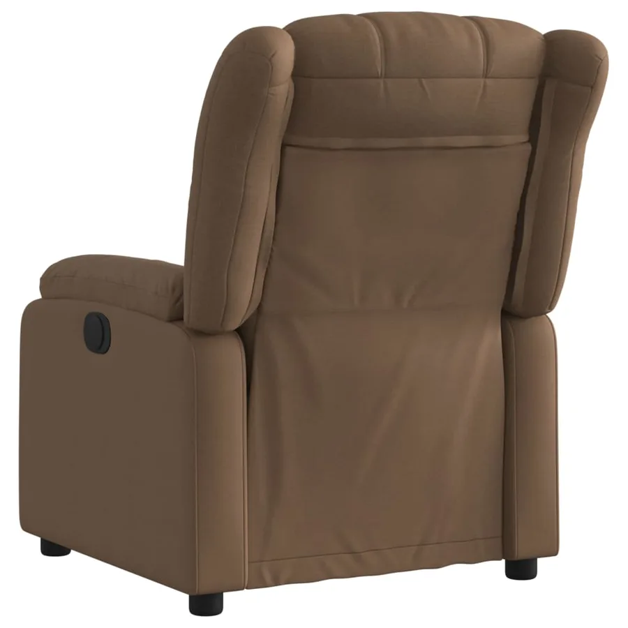 Fauteuil inclinable Marron Tissu - 3