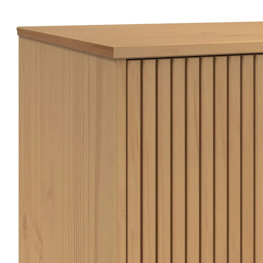 Buffet OLDEN marron 114x43x73,5 cm bois massif de pin - 11