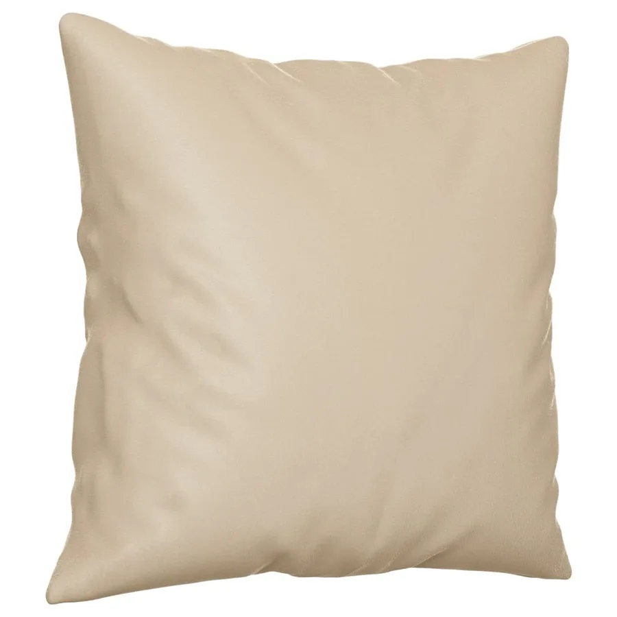 Ensemble de canapés 3 pcs avec coussins Crème Tissu microfibre - 6