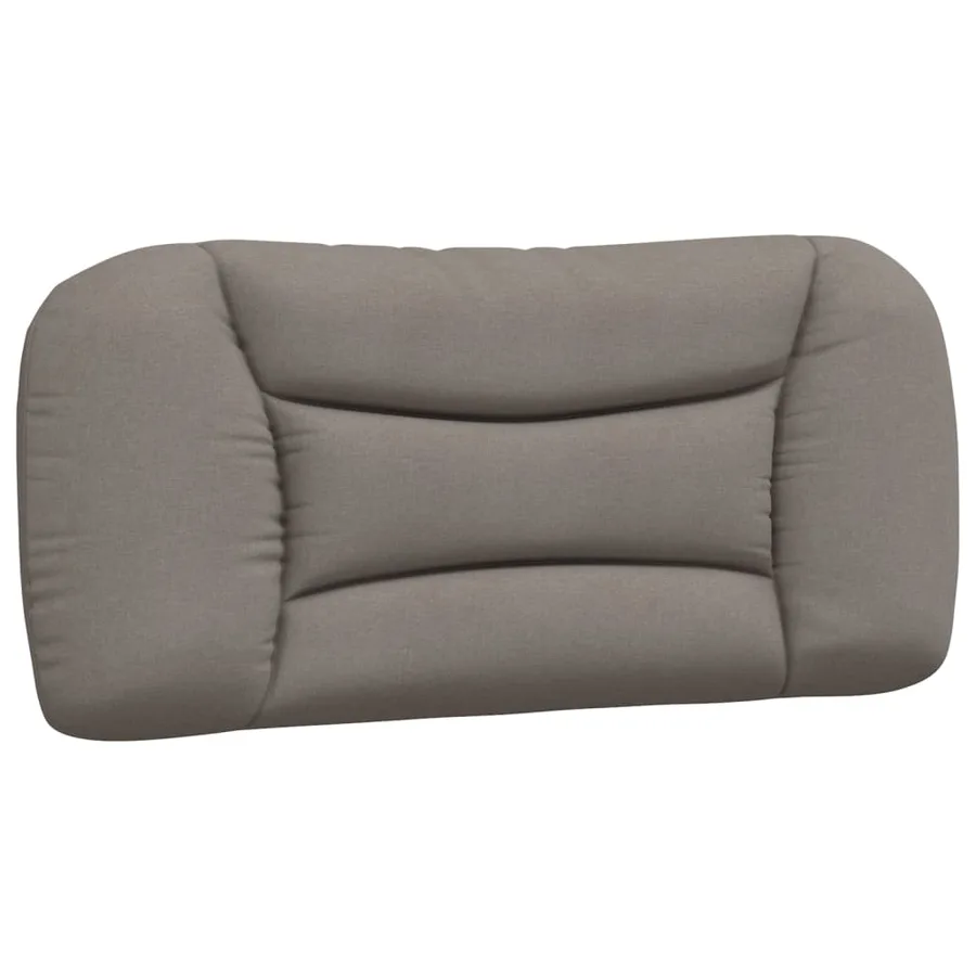 Cadre de lit avec LED sans matelas Hvar taupe 80x200 cm tissu - 10