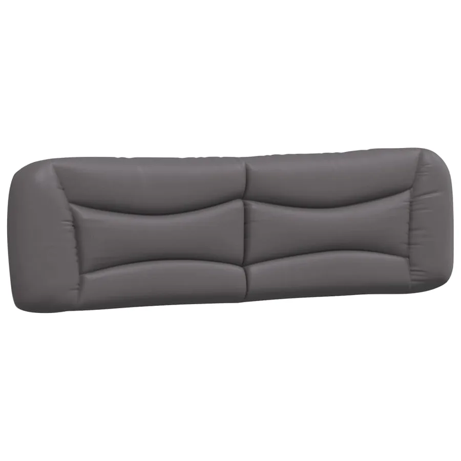 Coussin de tête de lit Hvar gris 180 cm similicuir - 2