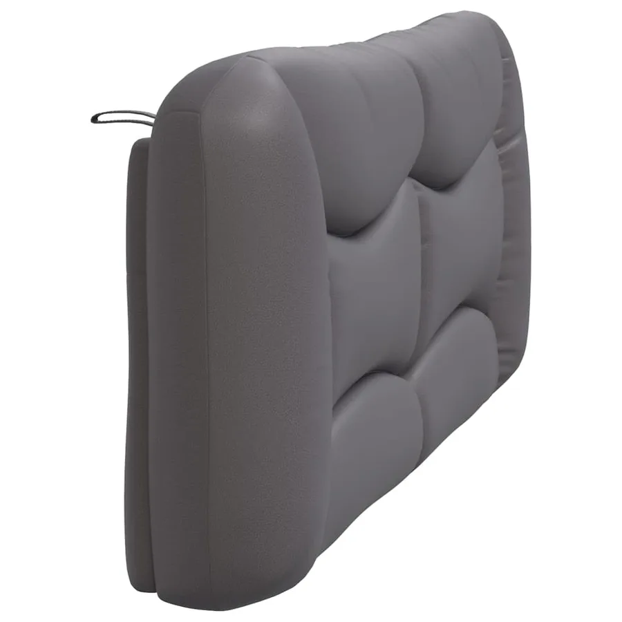 Coussin de tête de lit Hvar gris 180 cm similicuir - 6