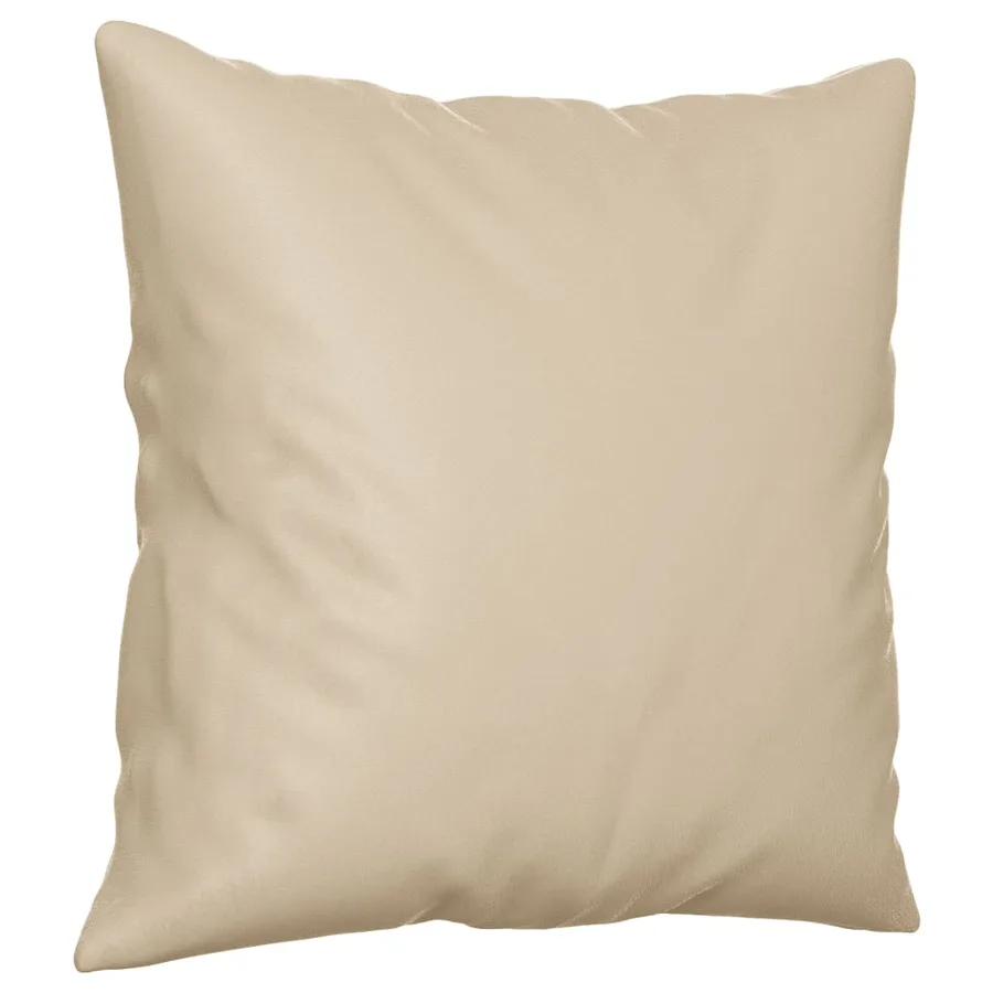 Ensemble de canapés 4 pcs avec coussins Crème Tissu microfibre - 7