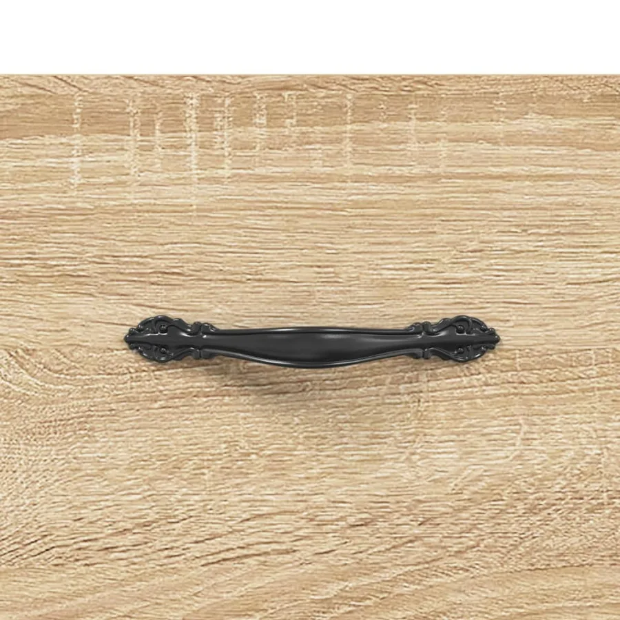 Buffet chêne sonoma 69,5x34x90 cm bois d'ingénierie - 9