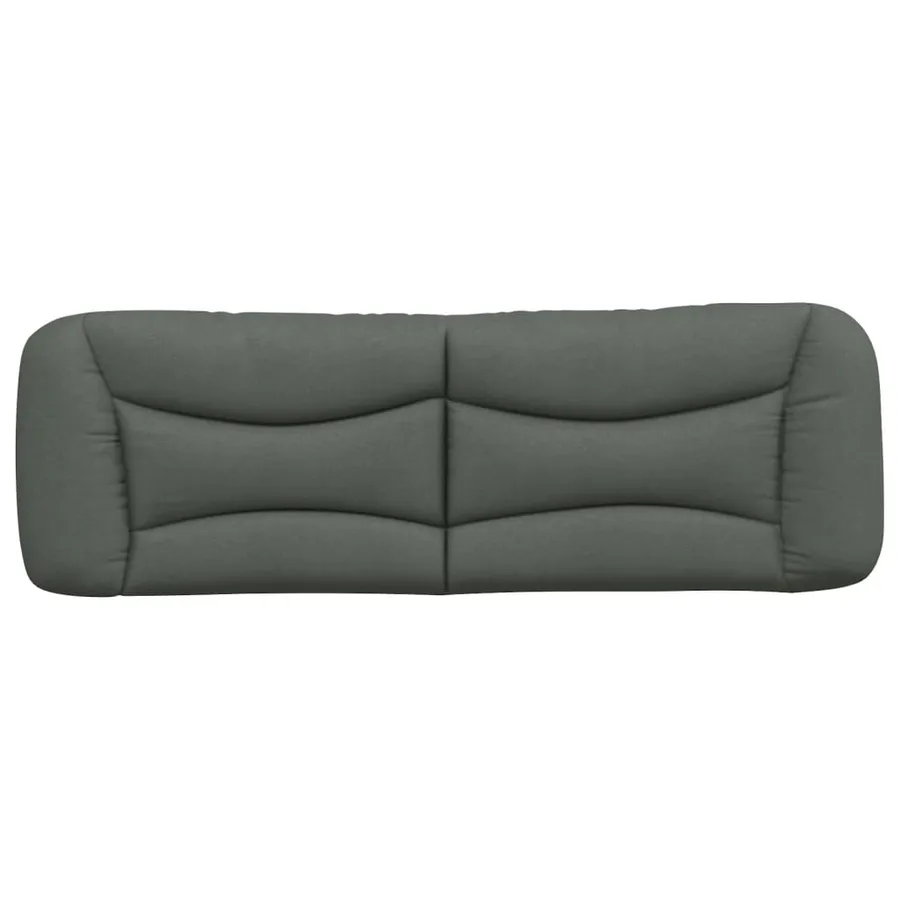 Coussin de tête de lit Hvar gris foncé 160 cm tissu - 5