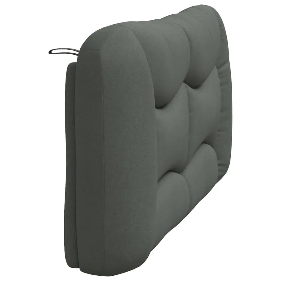 Coussin de tête de lit Hvar gris foncé 160 cm tissu - 6