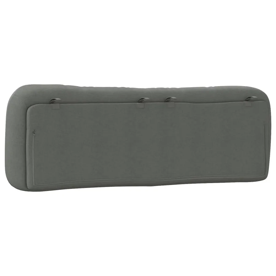 Coussin de tête de lit Hvar gris foncé 160 cm tissu - 7