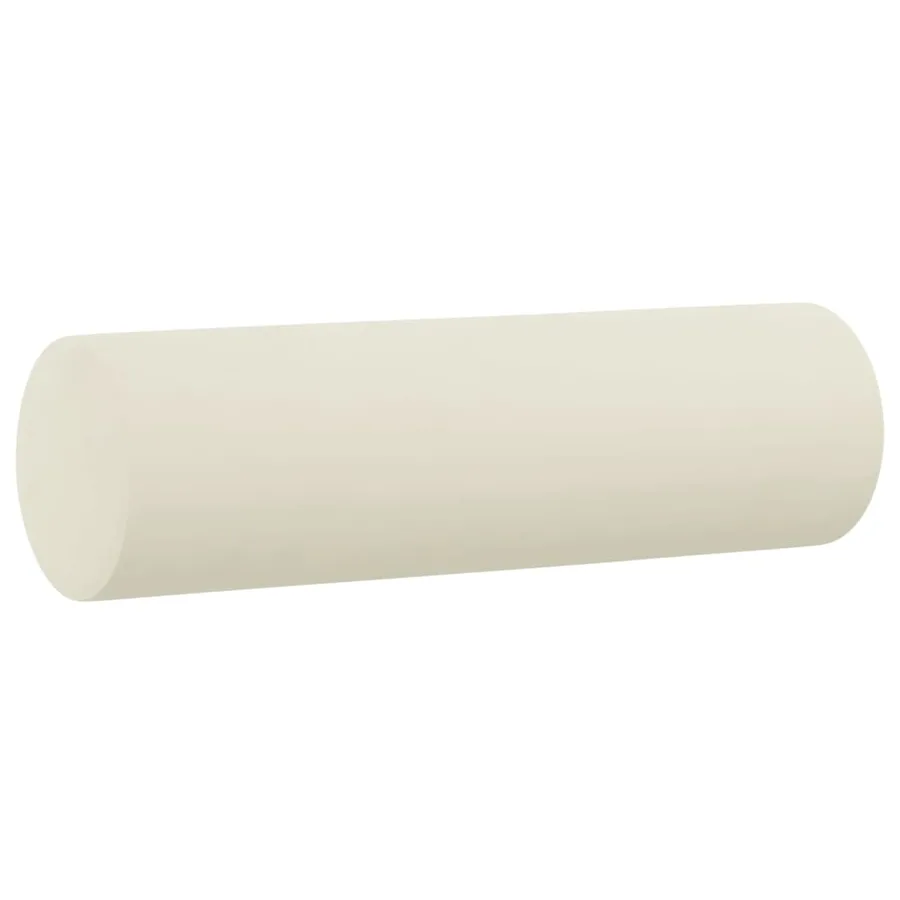 Canapé 2 places avec oreillers décoratifs crème 120 cm velours - 6