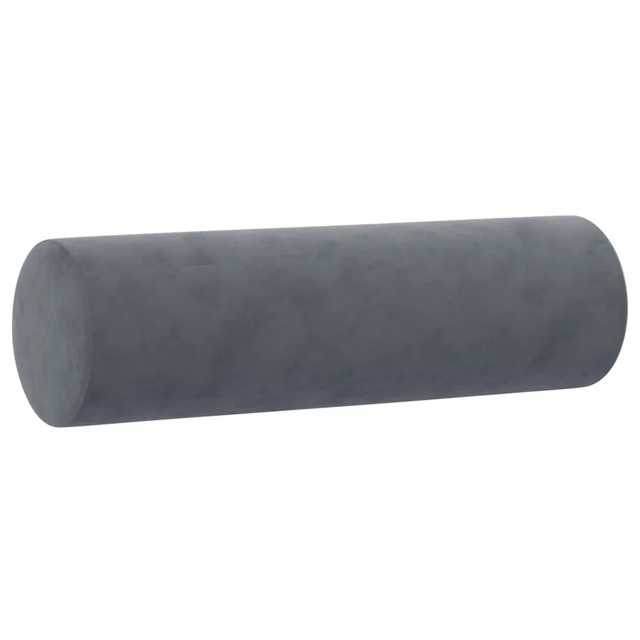 Ensemble de canapés 4 pcs avec coussins gris foncé velours - 9