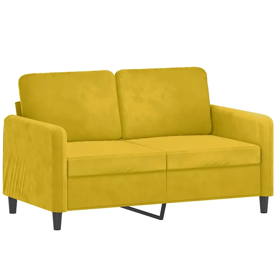 Ensemble de canapés 3 pcs jaune velours - 3