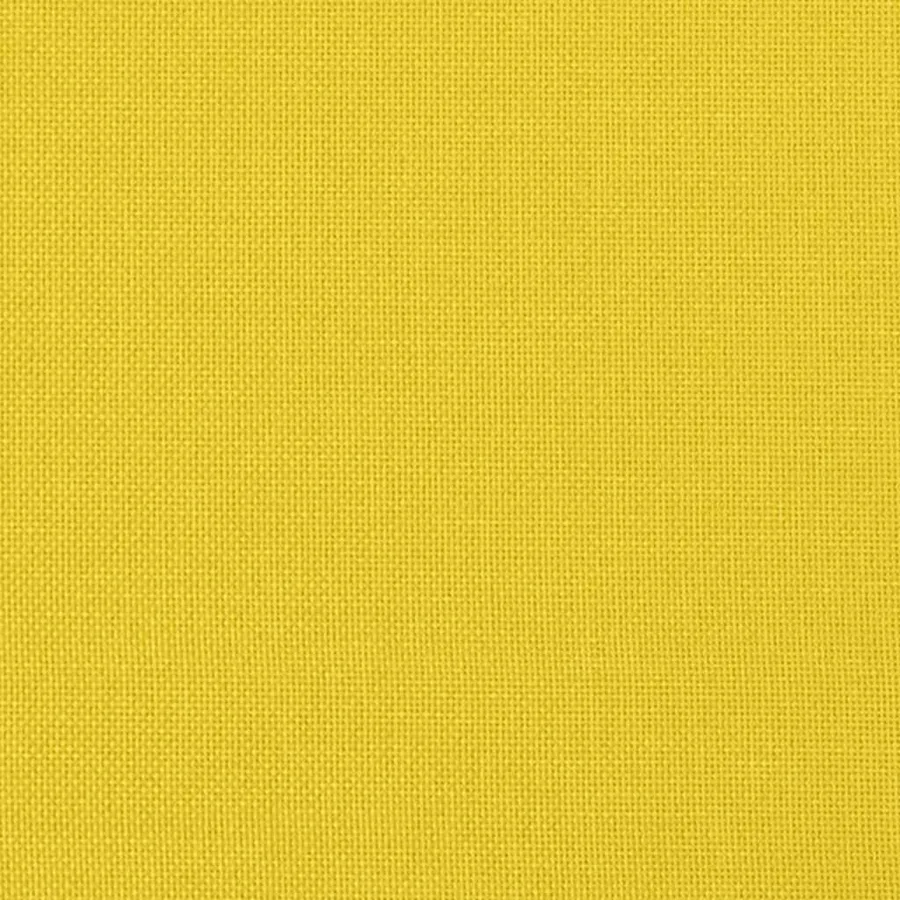 Ensemble de canapés 2 pcs avec coussins jaune clair tissu - 7