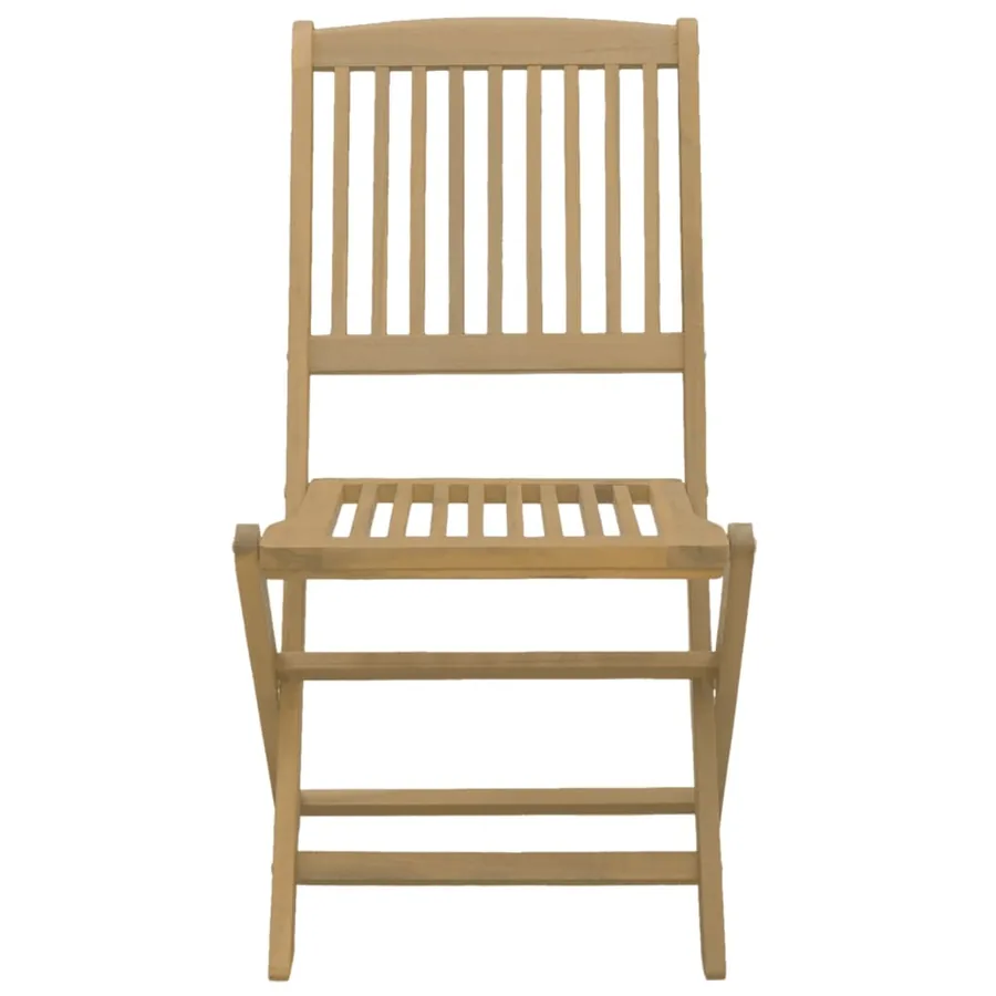 Ensemble à manger de jardin 9 pcs bois d'acacia solide - 5