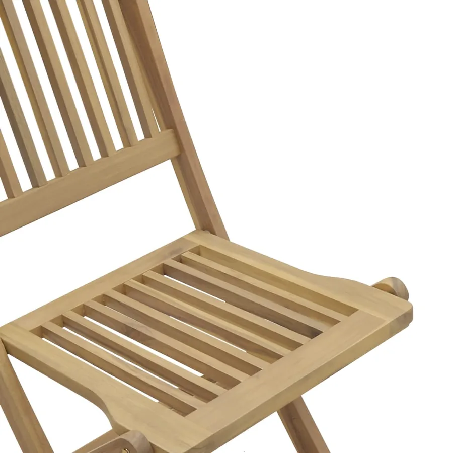 Ensemble à manger de jardin 5 pcs Bois d'acacia solide - 8