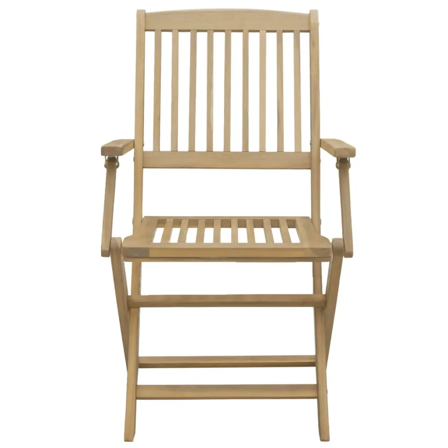 Ensemble à manger de jardin 5 pcs Bois d'acacia solide - 5