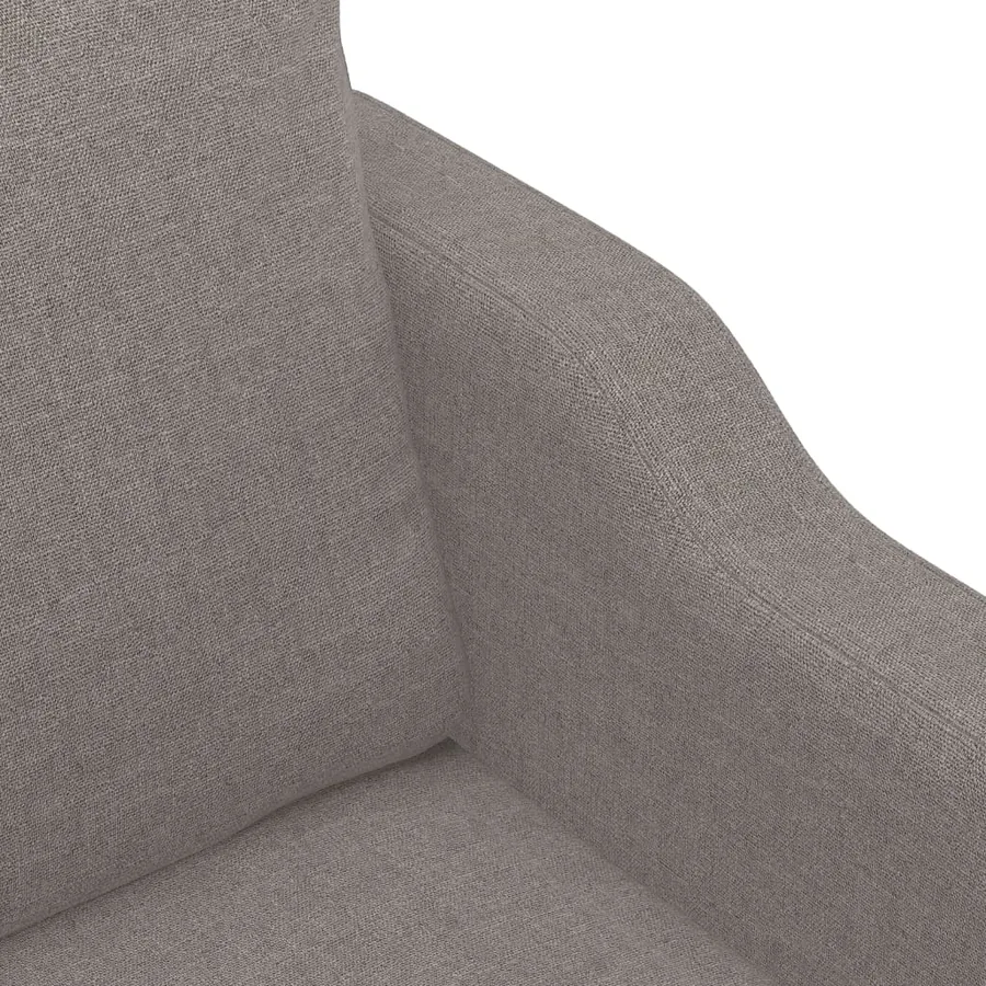 Ensemble de canapés 3 pcs avec coussins taupe tissu - 6