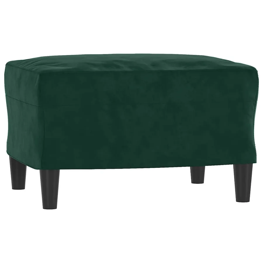 Ensemble de canapés 3 pcs vert foncé velours - 5