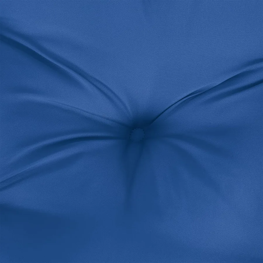 Coussins de chaise à dossier bas lot de 4 bleu royal - 8