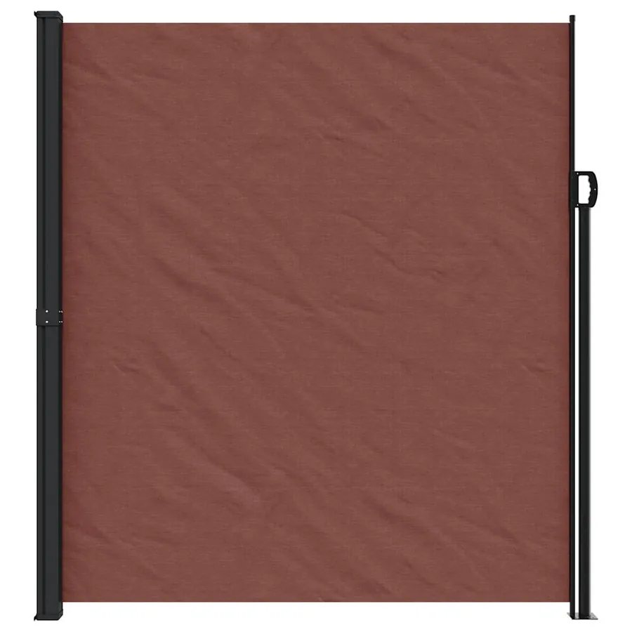 Auvent latéral rétractable marron 220x600 cm - 3