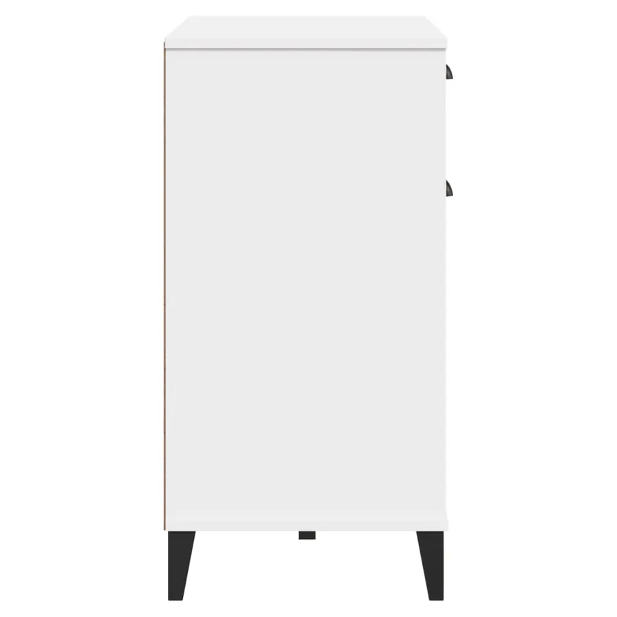 Buffet VIKEN blanc 80x40x80 cm bois d'ingénierie - 7
