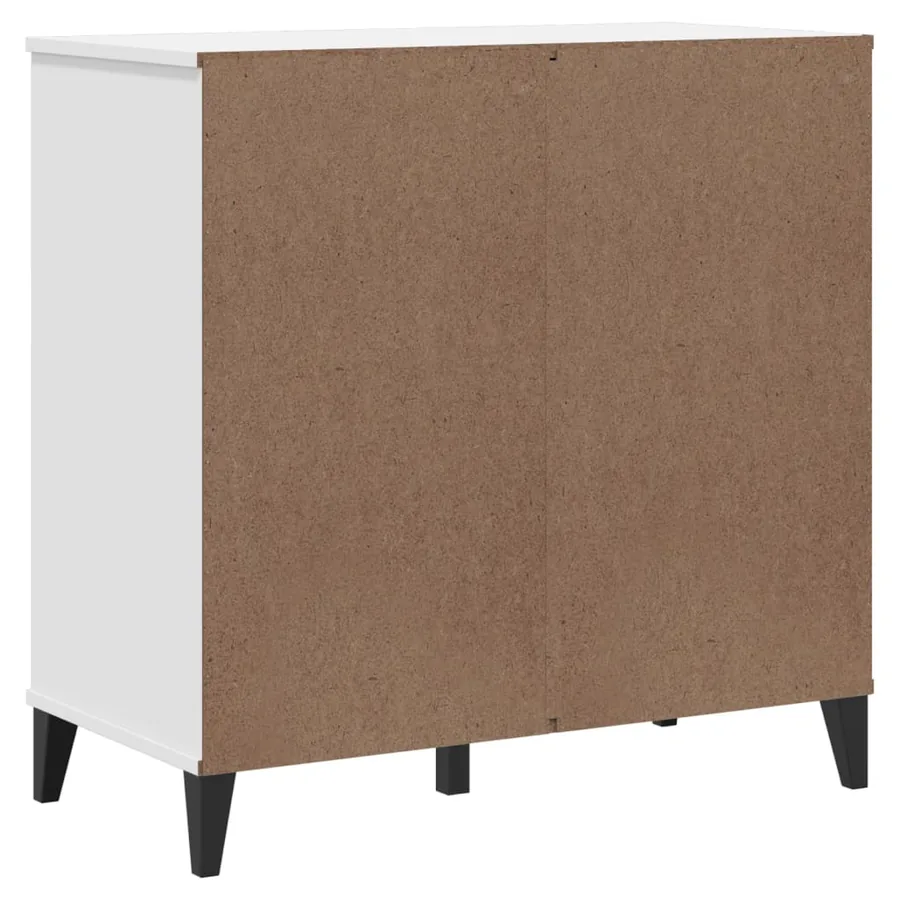 Buffet VIKEN blanc 80x40x80 cm bois d'ingénierie - 8
