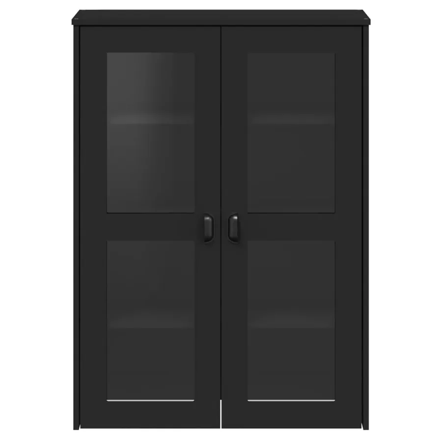 Dessus pour buffet VIKEN noir bois d'ingénierie - 6