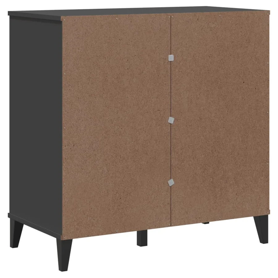 Buffet VIKEN gris anthracite 80x40x80 cm bois d'ingénierie - 8
