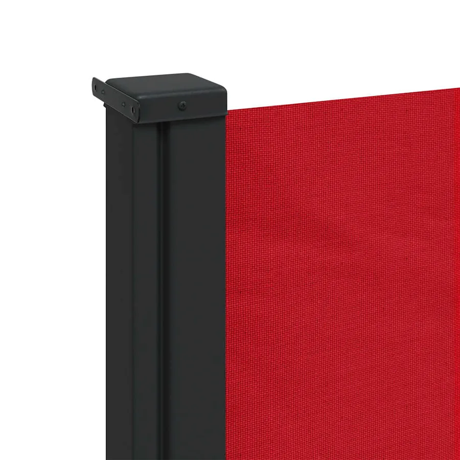 Auvent latéral rétractable rouge 120x600 cm - 7
